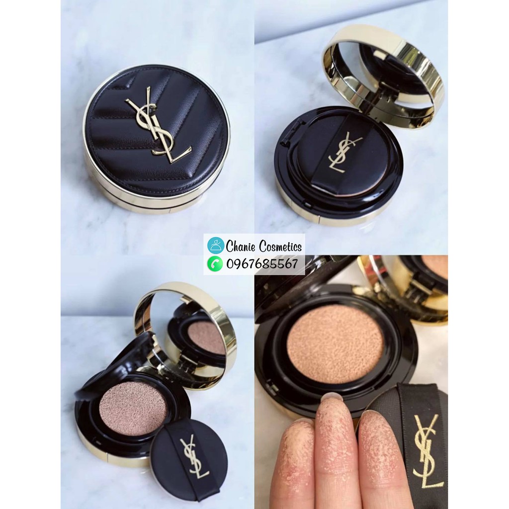 Phấn Nước YSL New Le Cushion Encre De Peau Luminous Matte Cushion Foundation SPF50 / PA +++ Vỏ Da 2020