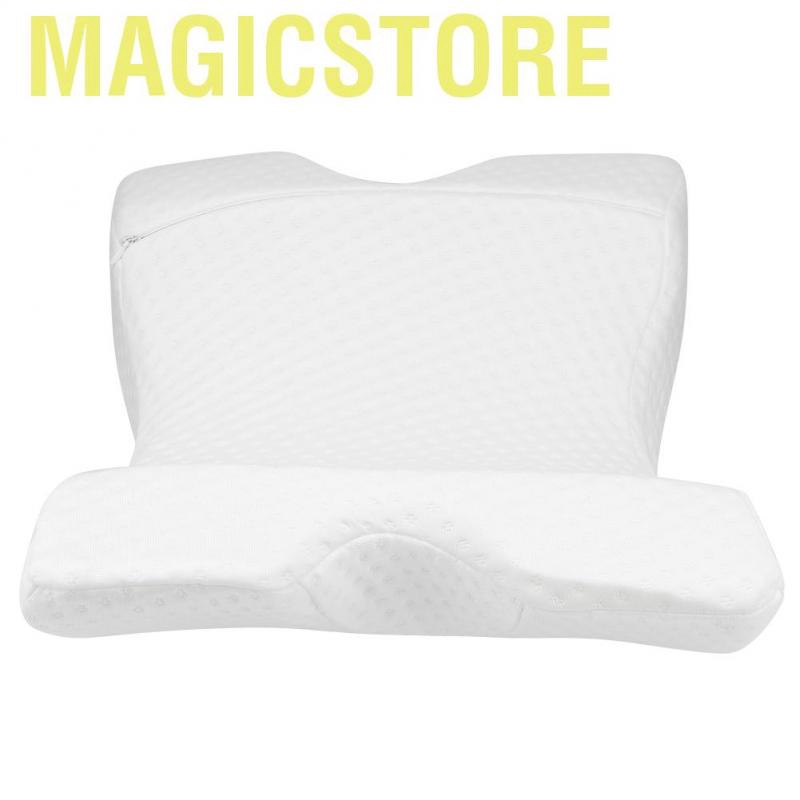 Magicstore Arch U Shape Pillow Curved Memory Foam Sleeping Neck for Home Office Bed