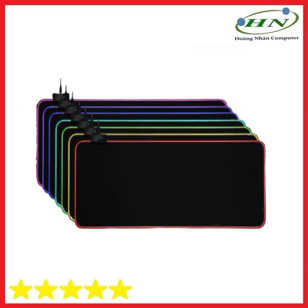 Bàn Di Chuột RGB Lót Chuột Pad đèn led RGB Loại Lớn kích thước 80cmX30cmX4mm | BigBuy360 - bigbuy360.vn