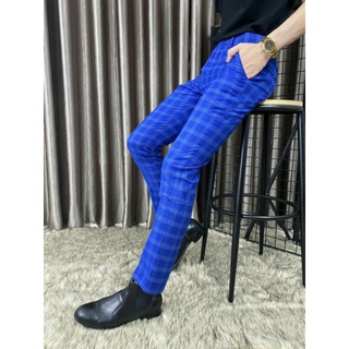 Quần tây sọc caro