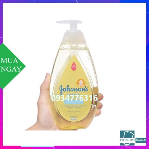 Sữa Tắm Gội Jonson Baby Top-To-Toe 500ml