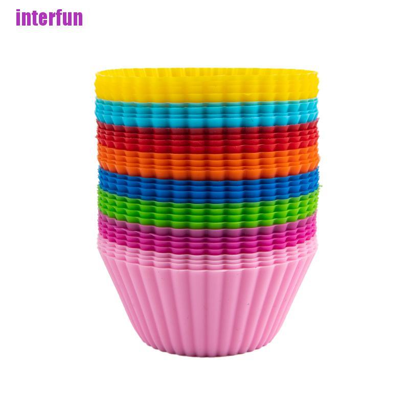 Bộ 4 Bánh cupcake Silicone