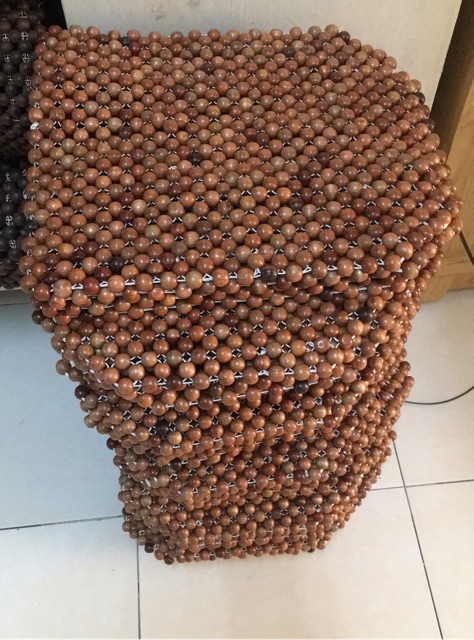 Đệm Hạt Gỗ Ngồi Yên Xe Máy - Miếng Lót Yên Xe Máy