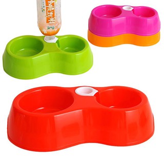 Bát ăn nhựa cấp nước tự động cho chó mèo - bát ăn chó mèo