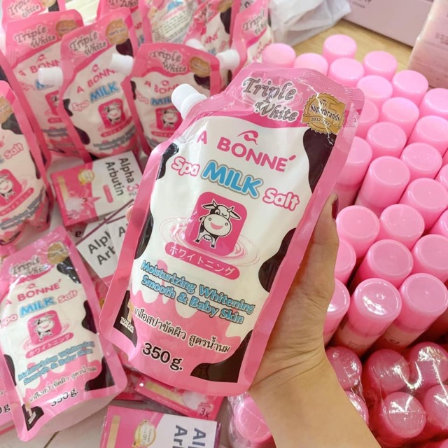 Muối tắm Tẩy Tế Bào Chết sữa bò thái A Bonne Spa Milk Salt | BigBuy360 - bigbuy360.vn