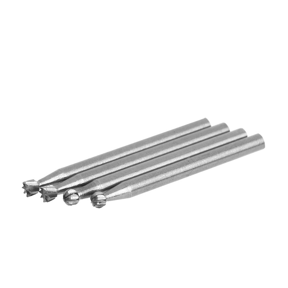 Set 12 mũi khoan cắt phay chất liệu thép gió trục 1/8 Inch tiện dụng