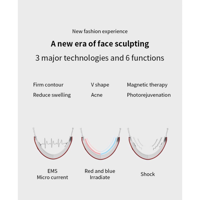 Máy mát xa da mặt thông minh điều khiển từ xa kết nối bluetooth | BigBuy360 - bigbuy360.vn