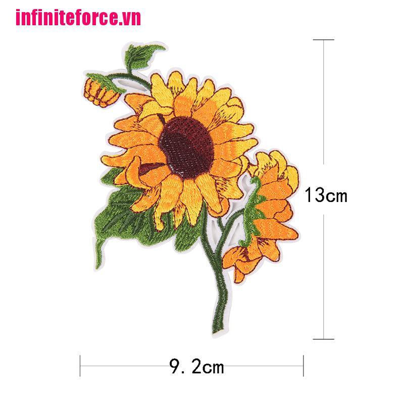 Vn Hình Dán Thêu Hoa Hướng Dương Sắt