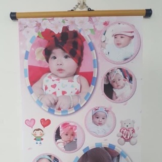 Tranh lụa treo tường in hình ghi chữ theo yêu cầu của khách yêu