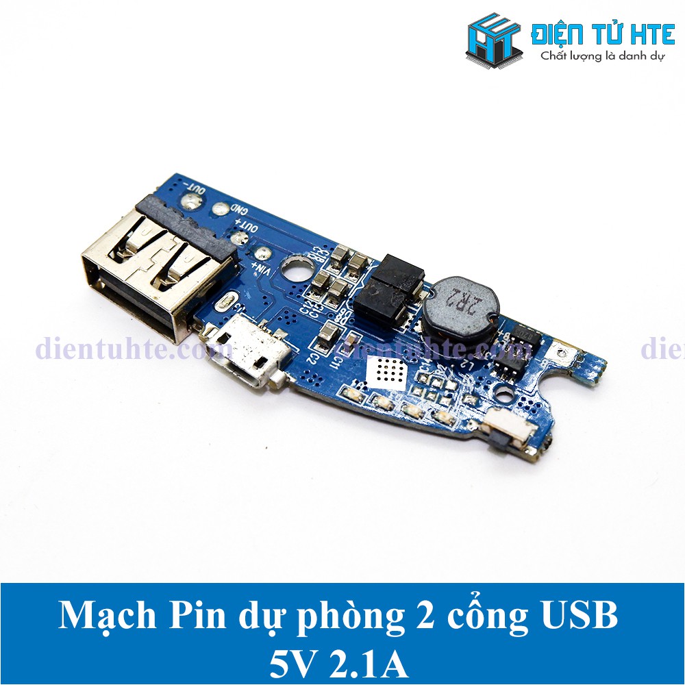 Mạch Pin dự phòng 1 cổng USB 5V 1A