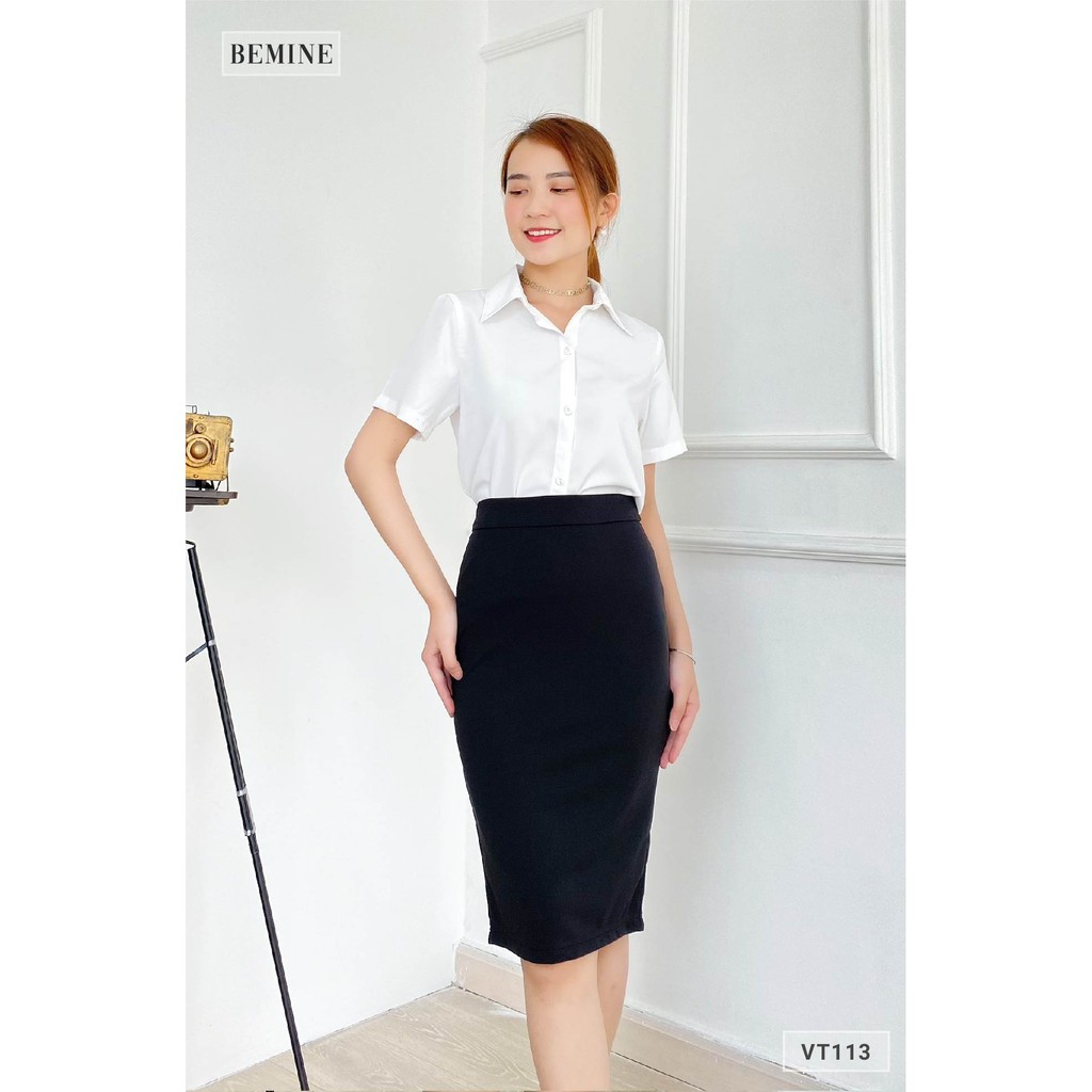 Chân váy bút chì ôm BEMINE VT113ĐEN | BigBuy360 - bigbuy360.vn