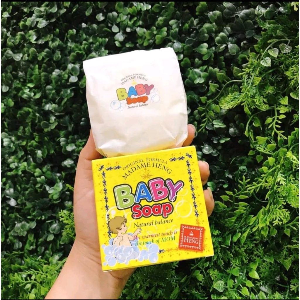01 Xà Bông BABY SOAP MADAME HENG Ngừa Rôm Sảy & Dị Ứng Thái Lan 150gram