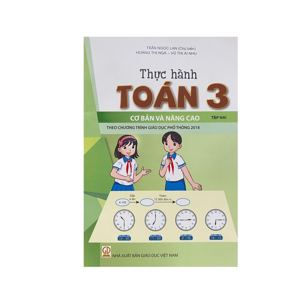 Sách -  Thực hành toán 3 cơ bản và nâng cao tập 2 ( theo chương trình giáo dục phổ thông 2018 )