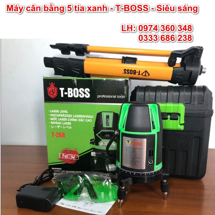 Máy cân mực 5 tia xanh - T-BOSS - Siêu sáng