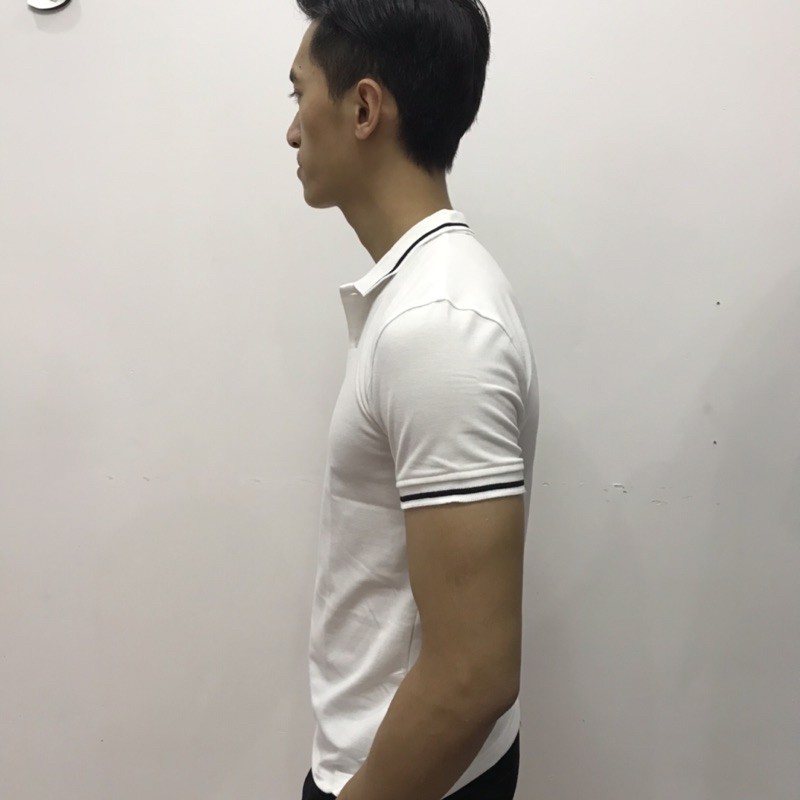 Áo polo nam nữ trắng trơn basic cổ bẻ cotton cá sấu trẻ trung sang trọng | BigBuy360 - bigbuy360.vn