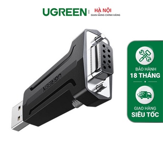 Đầu chuyển đổi USB 2.0 to Com DB9 rs232 Ugreen 80111 chính hãng BẢO HÀNH 18 THÁNG