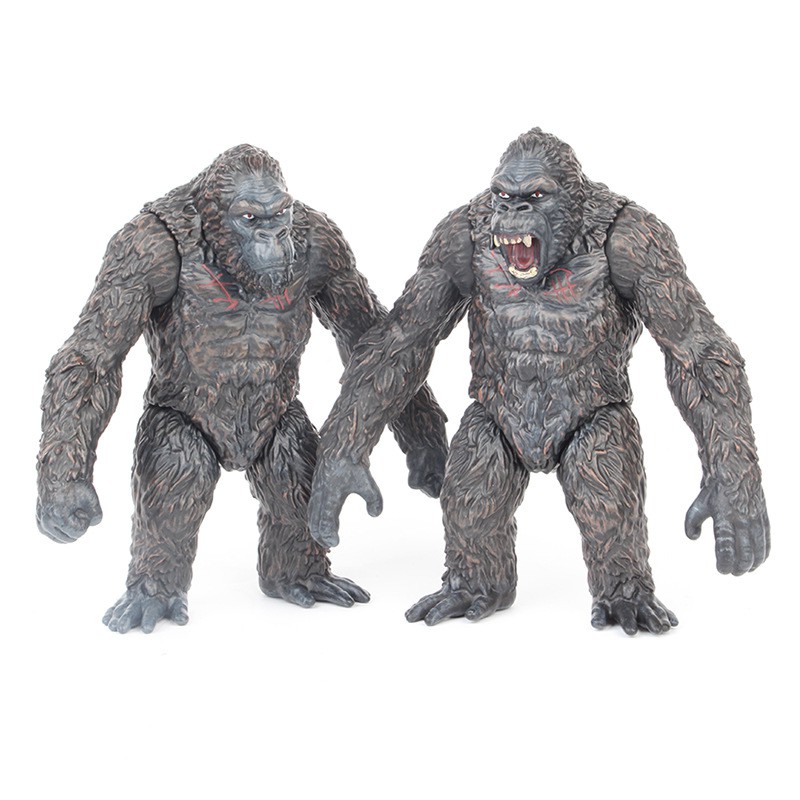 Sét 2 Mô Hình King Kong Có Khớp Cử Động Được Trong Skull Island 2 - Cao 8cm