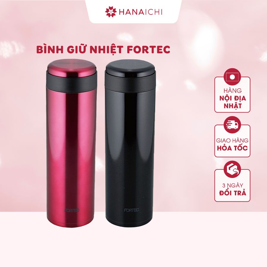 Bình Giữ Nhiệt Chân Không Nóng/Lạnh Fortec 800ml Nội địa Nhật