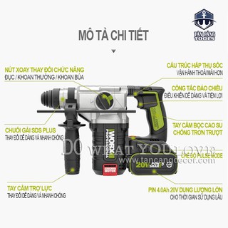 MÁY KHOAN WORX WU388