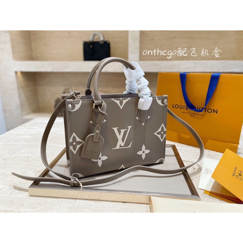 túi xách tay có dây đeo vai một ngăn to da nhập khẩu louis vuitton LV