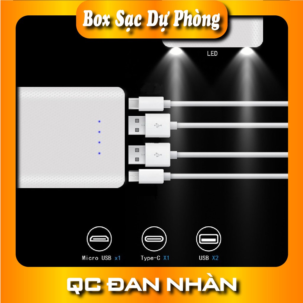 Box sạc dự phòng 8 cell, hộp sạc dự phòng 8 pin KHÔNG KÈM PIN