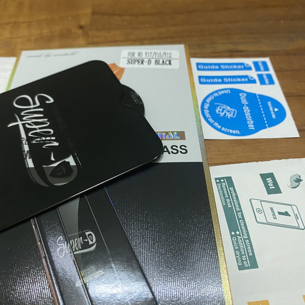 Kính cường lực Vivo Y01 Y1S Y02S Y3 Y5S Y11 Y12 Y12S Y15 Y15S Y17 Y19 Y20 Y20S U10 Super-D Full màn