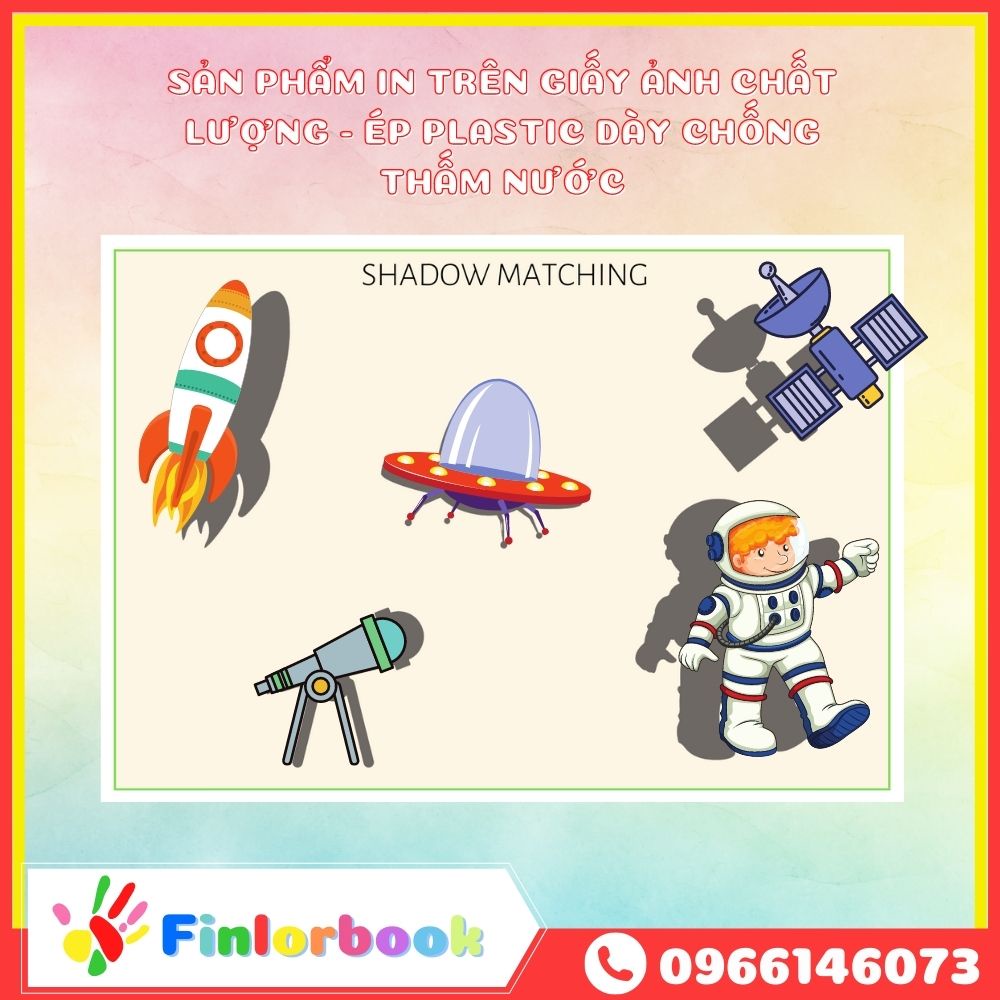 Học liệu bóc dán vũ trụ hành tinh xung quanh chúng ta