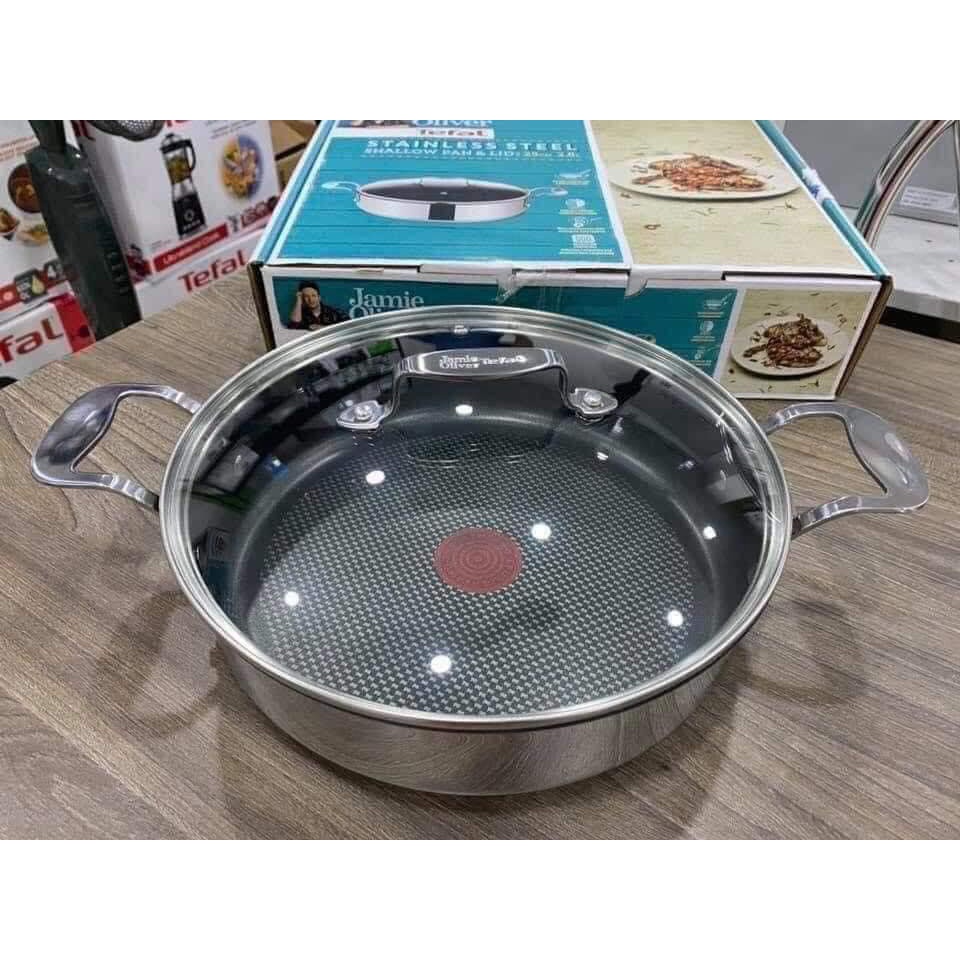 Nồi Chảo Tefal Jamie Oliver Titanium 25cm (Hàng Đức)