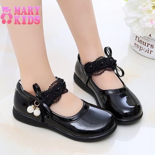 Giày Búp Bê Da Thời Trang Hàn Quốc 2022 Dành Cho Bé Gái