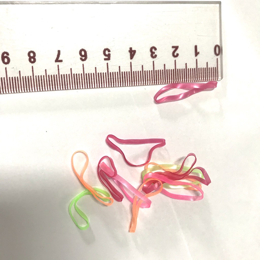 Bịch 100gr Thun màu - Thun đen cột tóc