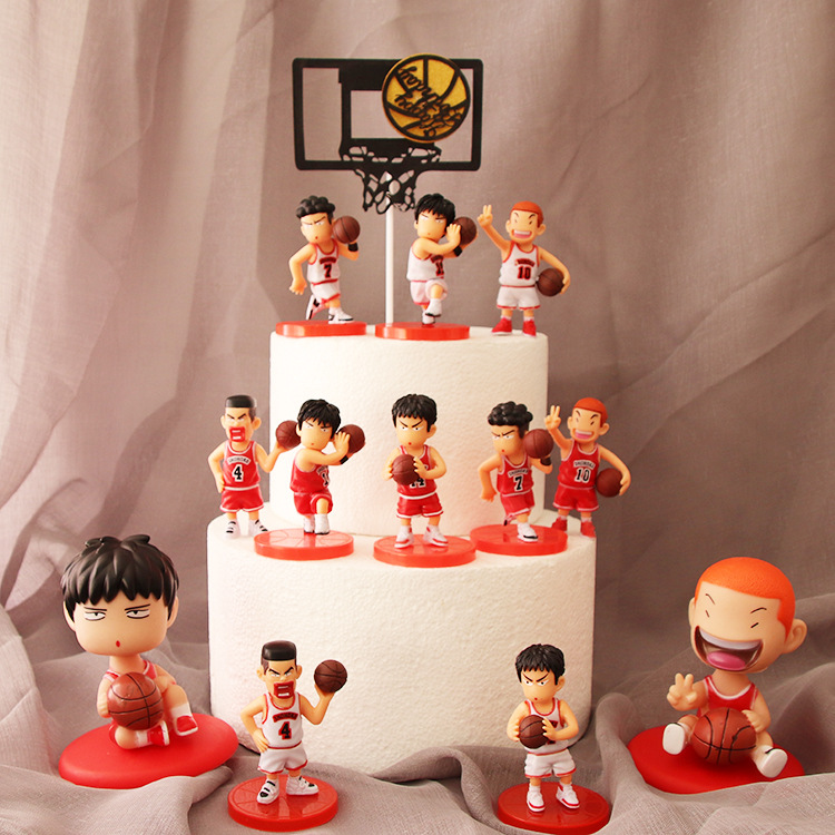 Set 5 mô hình đồ chơi nhân vật phim hoạt hình Slam Dunk