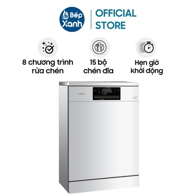 Máy Rửa Chén Đứng Độc Lập Malloca WQP12-J7223A E5 - 8 Chương Trình Rửa