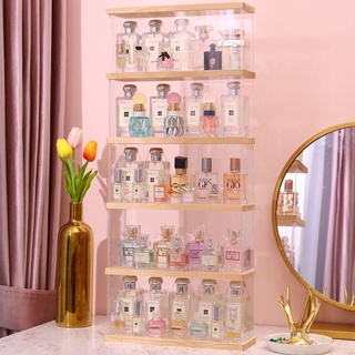 (Tặng đèn LED) Tủ đựng nước hoa, trưng bày mỹ phẩm, mô hình