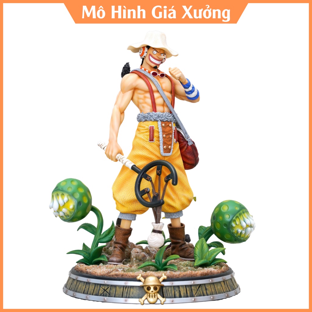 Mô hình One Piece  Ussop cao 38cm , có đèn led ở base + remote , figure one piece ussop , mô hình giá xưởng