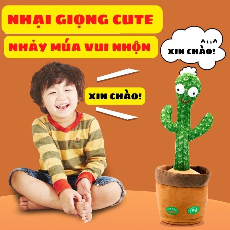 Xương Rồng Nhảy Múa, Xương Rồng Nhại Tiếng có sạc pin BABYHOPE