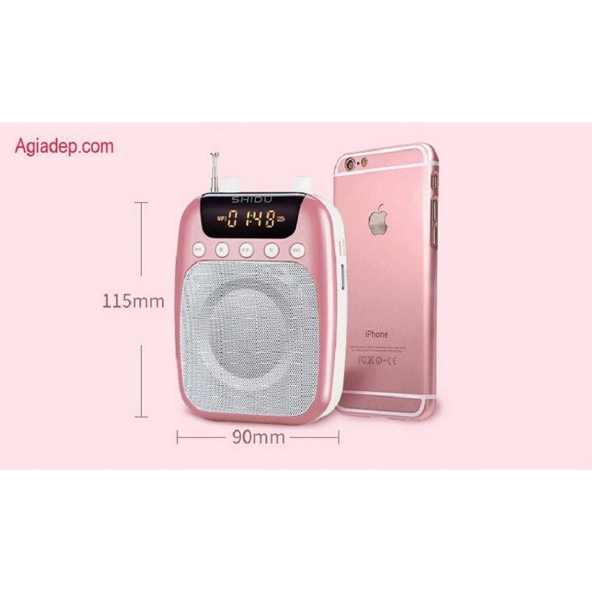 Mic + Loa trợ giảng chuyên nghiệp cho Giáo viên Giảng viên + 3 Mic (mic ko dây, mic có dây, mic cúc áo)