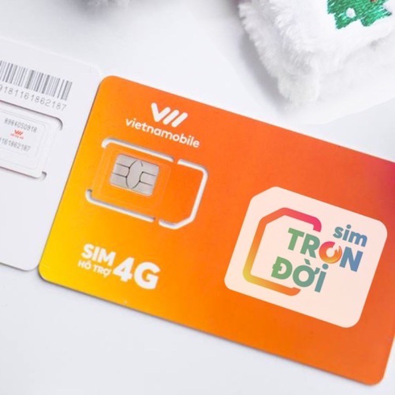 Sim 4G Vietnamobile Gói Cước Trọn Đời Tkc 0đ miễn phí tháng đầu