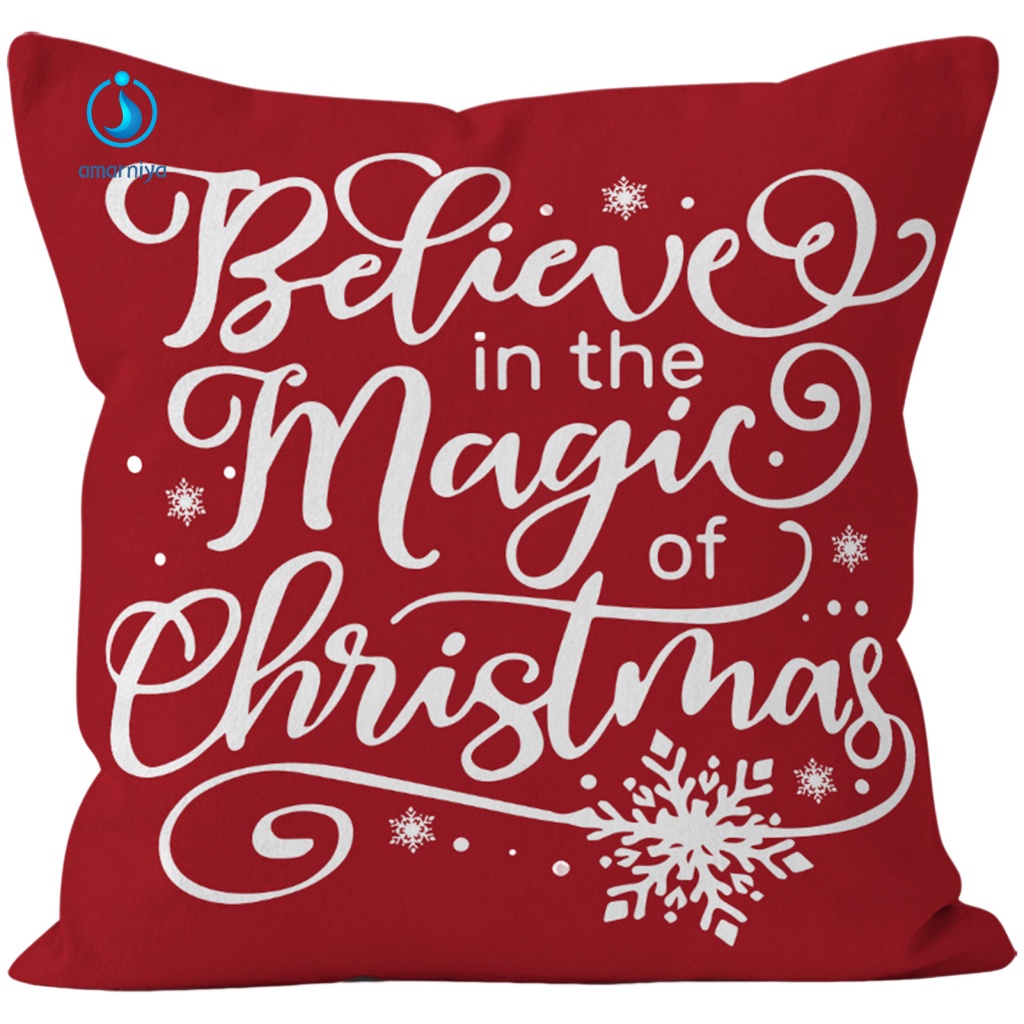 Vỏ Gối Đơn In Họa Tiết Có Thể Giặt Rửa Cho Trang Trí Lễ Hội