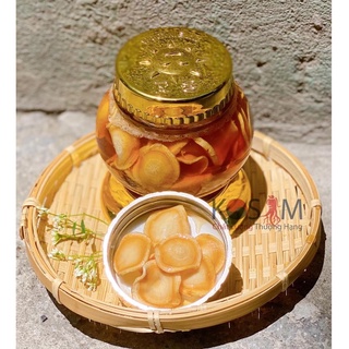 Sâm hàn quốc ngâm mật ong 500ml - hủ thuỷ tinh tròn hàn quốc