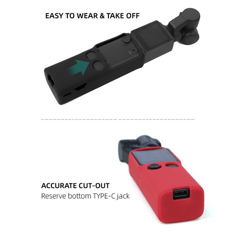 Vỏ bảo vệ bằng silicon chống sốc chống trượt cho máy ảnh Fimi Palm | BigBuy360 - bigbuy360.vn