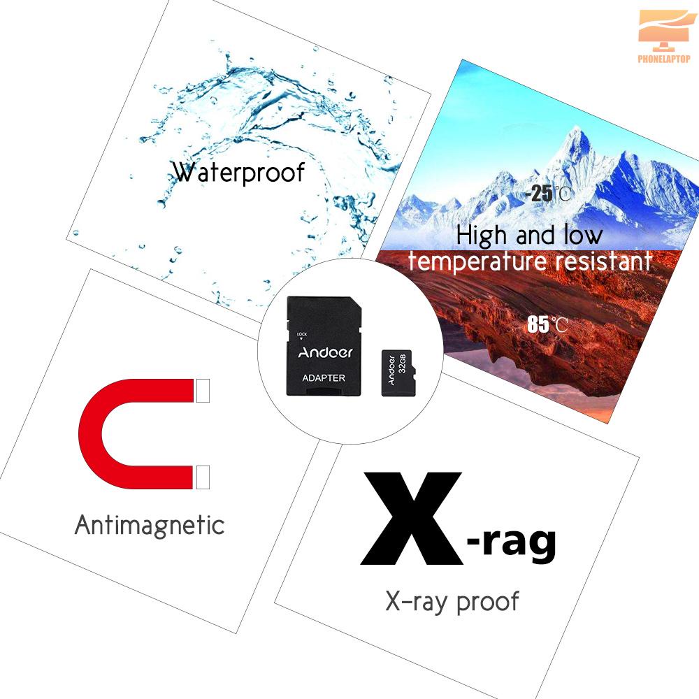 ANDOER Thẻ Nhớ Tf 32gb Class 10 Cho Máy Ảnh / Điện Thoại / Máy Tính | BigBuy360 - bigbuy360.vn