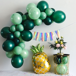 Set 40 bong bóng xanh lá 12 inch dùng trang trí tiệc sinh nhật
