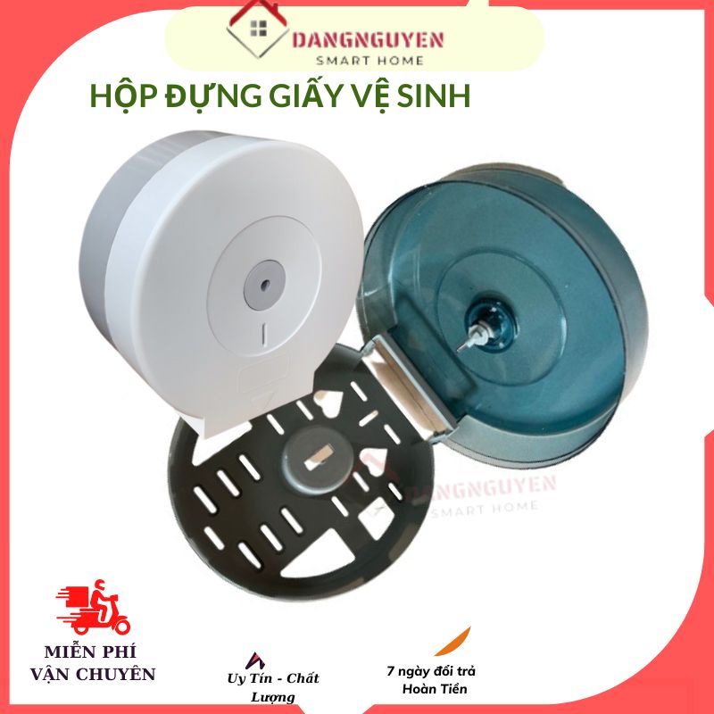 Hộp Đựng Giấy Vệ Sinh Công Nghiệp, Giấy Vệ Sinh Cuộn Lớn  (Hàng Loại 1 - Bền Đẹp Với Thời Gian)