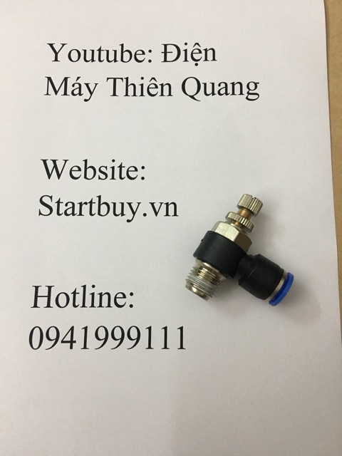 Tiết lưu chỉnh lưu khí nén, chất lỏng ống 8 - zen 1/4 ( 12.7mm)
