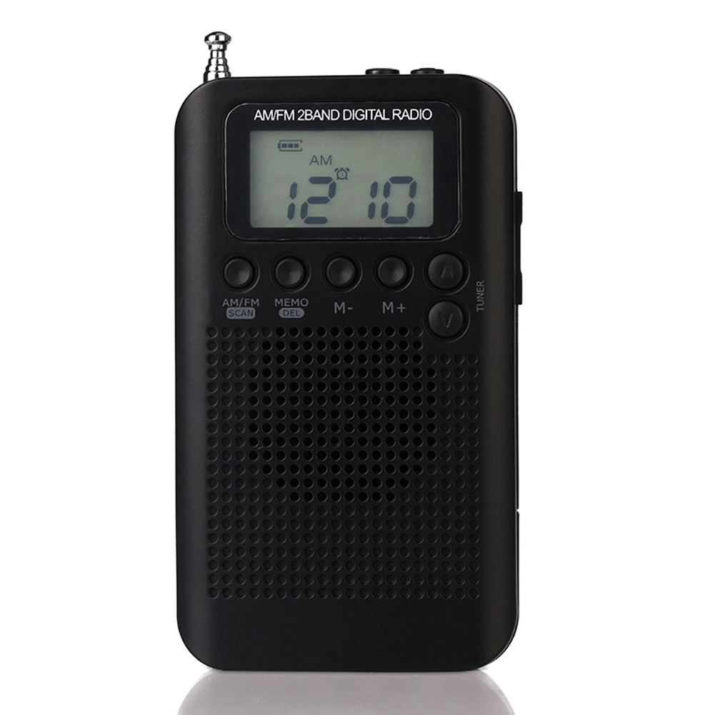 Radio Kỹ Thuật Số Mini Hua Hrd-104 Băng Tần Kép Am Fm