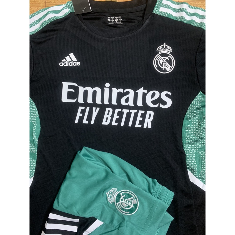 Áo Bóng Đá CLB Real Madrid - Mẫu Training 2022 - Vải Polyester Gai Thái