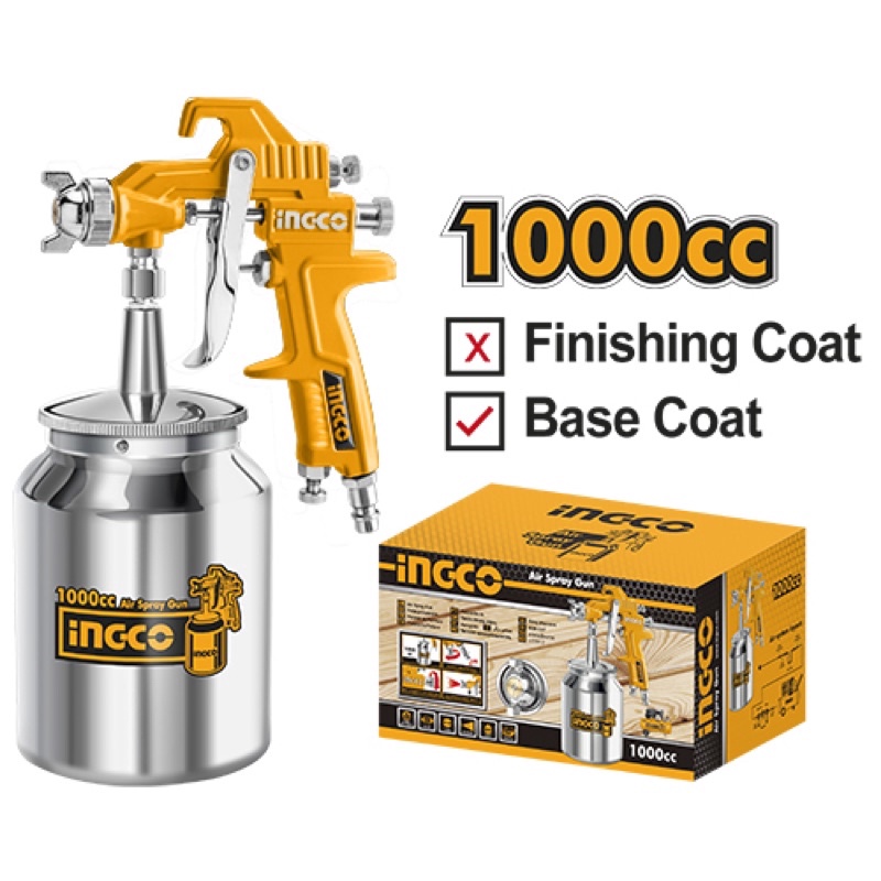 INGCO Súng phun Sơn 1000CC ASG3105