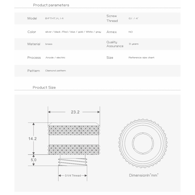 Đầu Nối Ống Làm Mát Bằng Nhựa pc Cho OD12mm 14mm 16mm G1/4