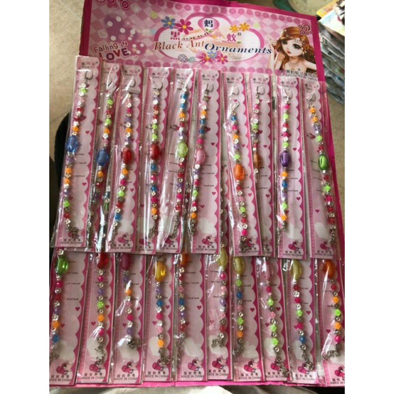 Vỉ 20 chiếc vòng tay đồ chơi trẻ em