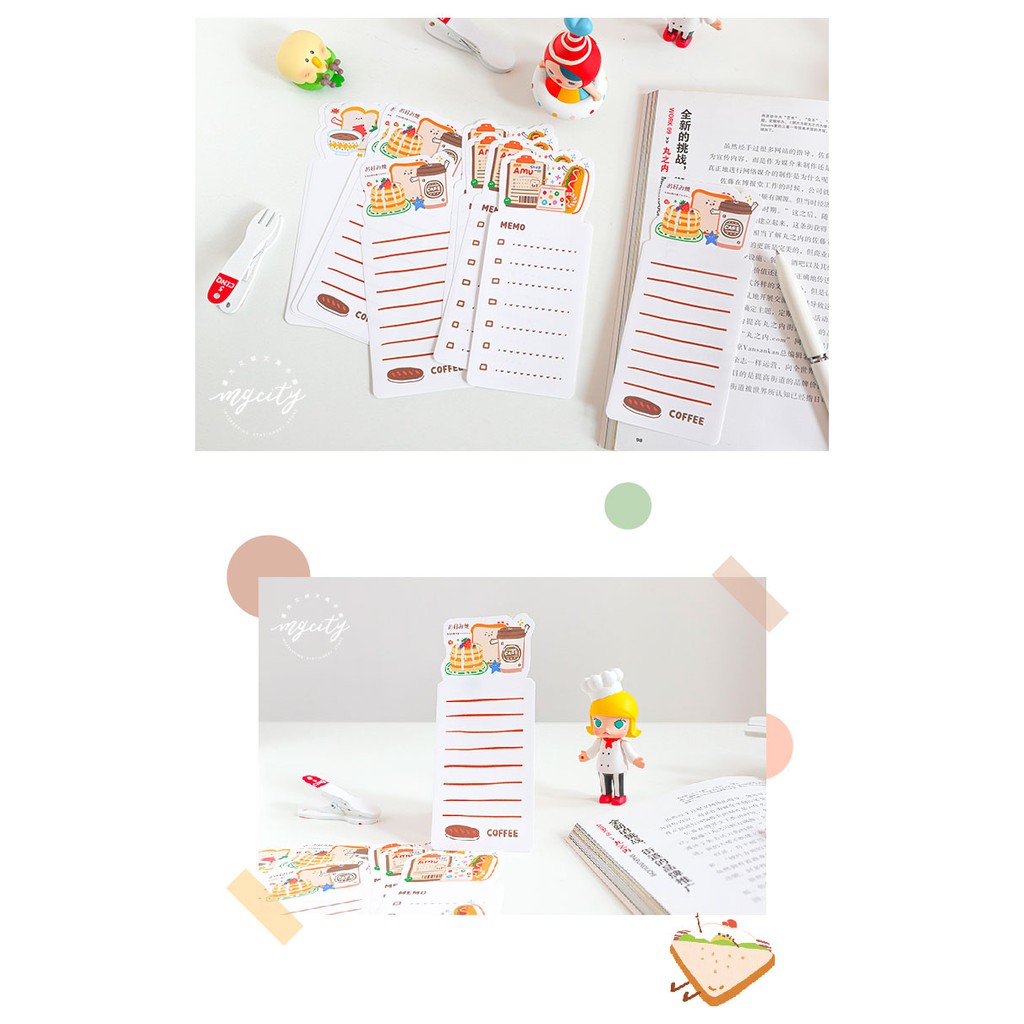 Tập 15 tờ giấy ghi chú note đáng yêu